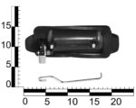 Євроручка дверей ВАЗ 2104, 2105, 2107 зовнішня, пер. лів.