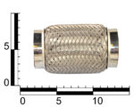 Гофра 50х125 Interlock, VW - (посилена)