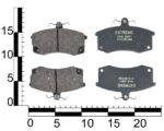 Колодка гальмівна передня ВАЗ 2110-15, 1117-19, 2170-72, 2190 (к-т 4 шт.)